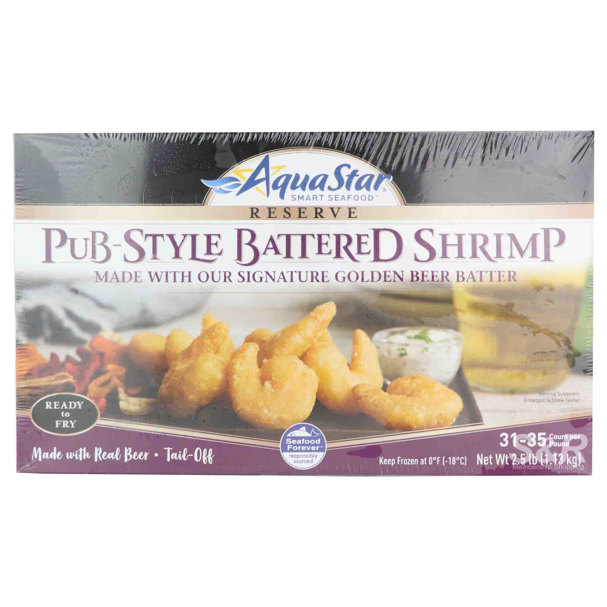 Aqua Star Pub-Style Battered Shrimp 1.13 kg Aqua Star Pub-Style Battered Shrimp 1.13 kg